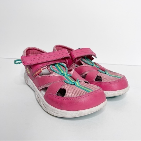 Columbia Pink Little Girls Summer Sandals Size 2 - Picture 1 of 5